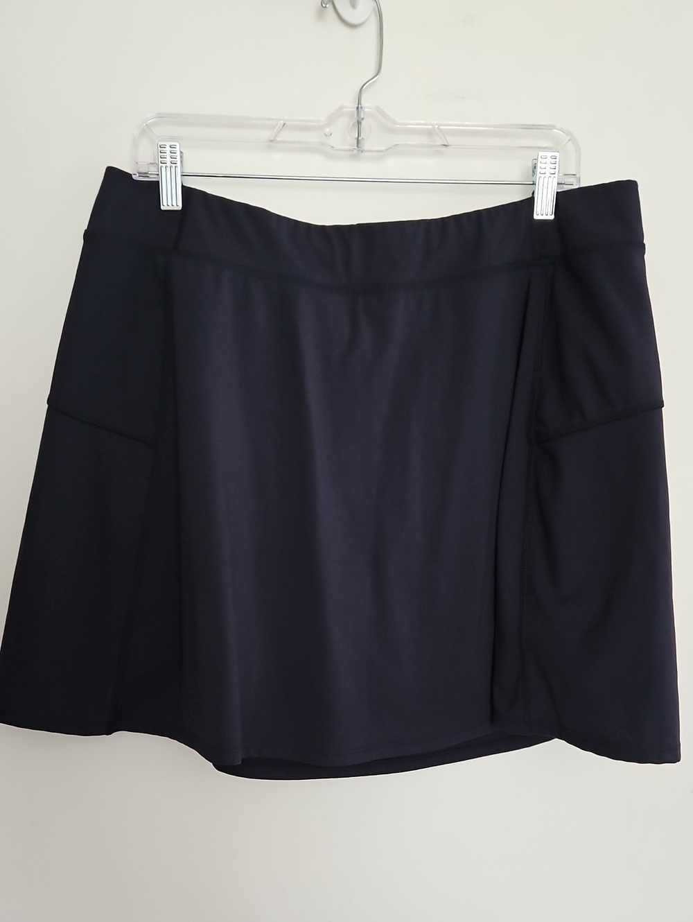 T By Talbots Out And About Navy Blue Skort Size XL
